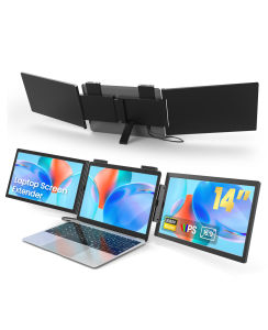 【SG Local Warehouse】VFLOW 14"/15.6"/18.5Inch Dual Screen Extender Portable Monitor ,Optimized for MacBook IPS Triple Monitor for 14-16" Laptops with USB-C Port for Windows/All Macbook air/Macbook pro/Switch/PS5