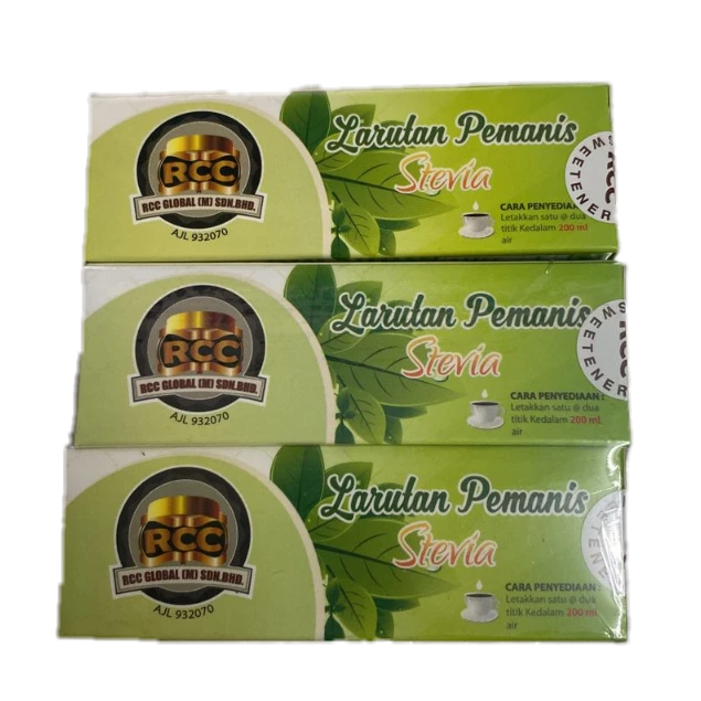 Rcc Global Stevia Sweetener ( 3 Botol ) [Exp 9/2025] Lazada
