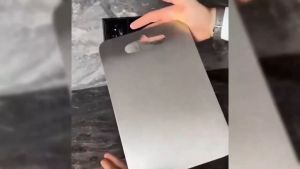 Stainless Steel Chopping Board Perfect Kitchen Hangable Durable Chopping Block Cutting Fruit Vegetable Double-Sided Food-Grade Cutting Board