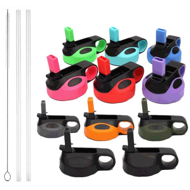 Aquaflask Straw Flip Lid Cap wiht Straw Brush Set for