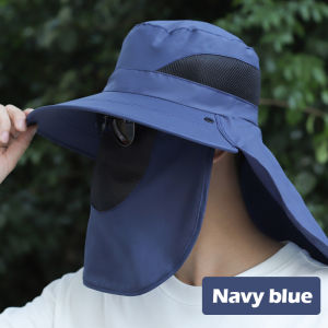 Sun Hats Wide Brim Full Face Cover Summer UPF50+ Sunscreen Women Hiking Outdoor Breathable Sun Visor Bucket Hat