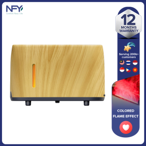 New Creative Flame Aromatherapy Machine Home Mute Humidifier With Water And Large-Capacity Aromatherapy Diffuser.
