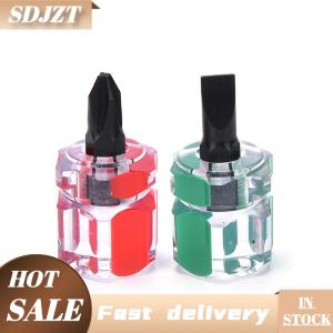 SDJZT 2 cái Mini Screwdriver Mini vít điều khiển ngắn nhỏ chia công cụ sửa chữa Kit Set