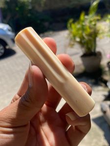 pipa gg asli lokal panjang 8cm model blimbing bahan merah bening mulus