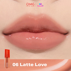 OMG Oh My Glam Glassy Lip Tint 2g | 3x^ Skincare Infused & Hyaluronic Acid | Liptint Lipgloss Lip Gloss | FUFUMISE
