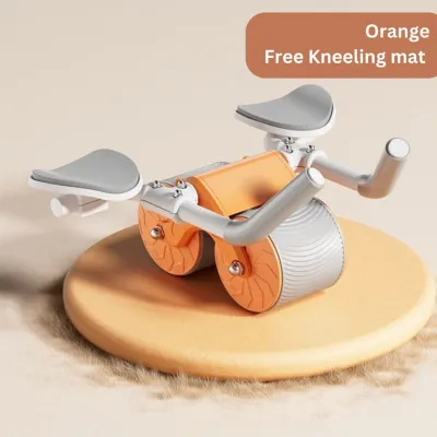 Easyhome.sg Abs Roller with Elbow Support And Automatic Rebound For Home Fitness Equipment