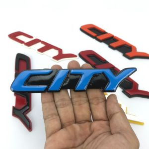 EMBLEM MOBIL CITY EKSTERIOR MOBIL HONDA VARIASI TIMBUL 3D BAHAN FIBERGLASS