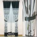 Gorden terbaru mewah murah pintu jendela kamar blackout imfort super tebal model pelangi minimalis. 