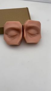 Mô hình tập khâu mí mắt đôi bằng silicon QSWTITAN mô hình tập luyện phẫu thuật thẩm mỹ mắt mô hình mô phỏng thực hành.