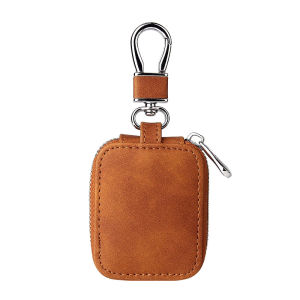 Portable Leather Case for Airpods 3 Generation 2021,storage Bag with Buckle Keychain for Airpods 1 2 Pro Cover
