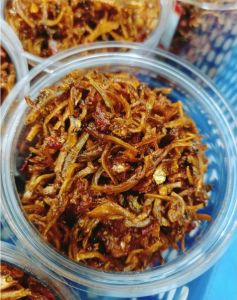 Hủ 250g cá cơm sữa/cá cơm ngần rim ớt tỏi - đặc sản quê