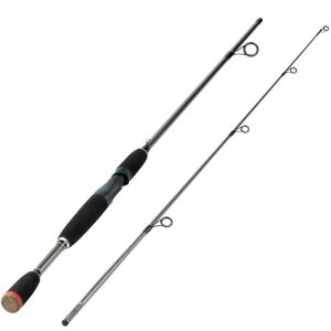 Pancing 1.8 M Fishing Rod 2 Bagian Portable Berputar Umpan Casting Fishing Rod Umpan Pancing memancing untuk Air Asin Air Tawar