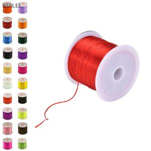 【Flash Sale】COD 50M Strong Stretch Elastic Cord Wire rope Bracelet Necklace String Bead 0.5mm