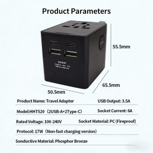 🔥Local🔥Universal Travel Adapter 45/65W PD Fast Charging travel charger Travel Essentials USB and Type C Adapte Plug