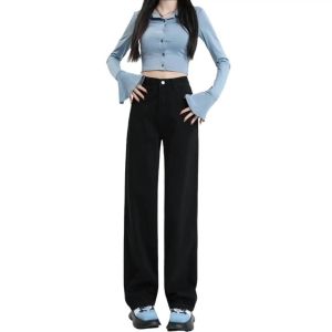 Jumbo Highwaist Kulot Hitam Jeans Big Size 27-42