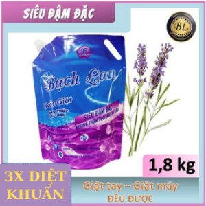Nước giặt Bạch Lan Siêu đậm đặt túi 1.8kg công thức Đài Loan