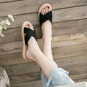 [Free Shipping] WomenS Summer New Fashion Sandals Flat Outdoor Home Slippers Non-Slip And Odor-Resistant Ins Style Flip-Flops