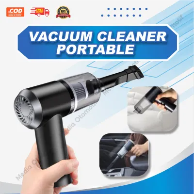 Vacuum Cleaner Mobil Mini Portable Wireless Nirkabel Tanpa Kabel | Alat Penyedot Debu Kotoran di Mobil