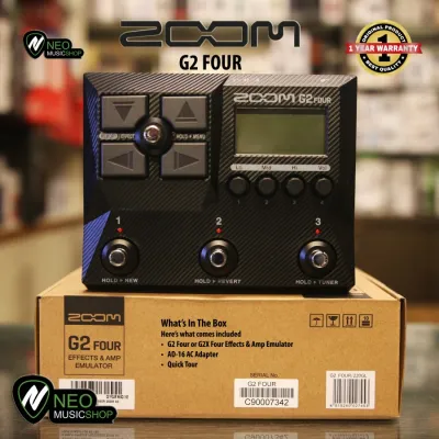 Zoom G2 FOUR Guitar Multi Effects Pedal