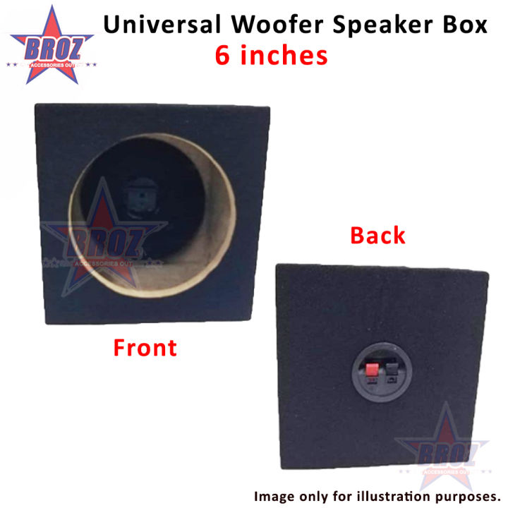 12''/ 6''/ X 9'' Universal Round Car Vented Speaker Woofer Box