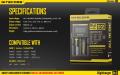 Nitecore D2 Digicharger LCD Display Battery Charger Malaysia UK Plug. 