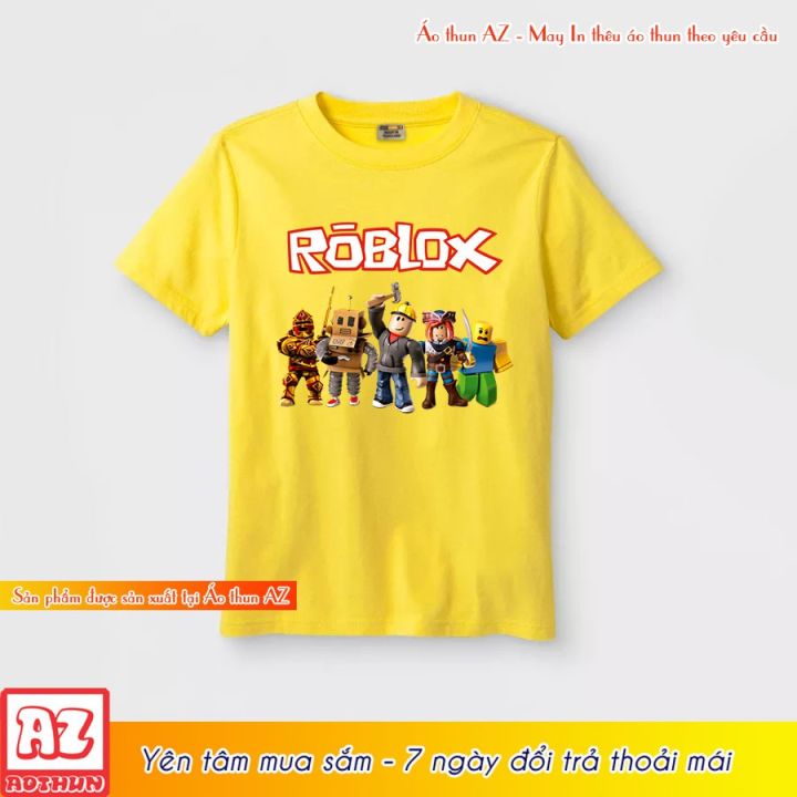 Áo Thun Tay Ngắn In Hình Game Roblox | Shopee Việt Nam