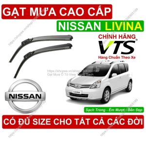 Gạt Mưa Kính Lái Nissan Livina Cặp Gạt Mưa Kính Lái Cho Các Dòng Xe Nissan Livina Có Đủ Size Cho Các Đời Xe