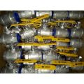 Van bi tay gạt 21 27 34 Inox 304, van khóa nước tay gạt inox. 