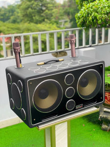 Loa Karaoke Xách Tay Kèm 2 micro UHF MTMAX K10 - 25 Đường tiếng Công suất 500 – 750W Hệ thống loa Bass đôi 25cm Phù hợp karaoke sự kiện bán hàng dã ngoại Bảo Hành 12 Tháng