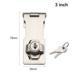 HELUVK Khóa   Tủ đựng chén   Chống trộm   Hợp  kẽm   Tủ   Khóa cửa   Ngăn   Keyed Hasp Lock