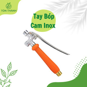 BÌNH XỊT ĐIỆN PHUN T.H.U.Ố.C ĐUÔI CAM INOX 2 ĐẦU TAY BÓP RĂNG CAO CẤP