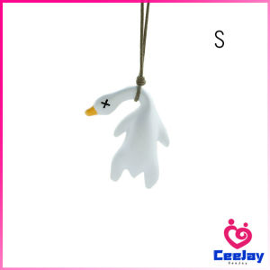 CeeJay เป็ดเปลี่ยนสีเมื่อโดนแสงพระอาทิตย์ พวงกุญแจห้อยกระเป๋า 1 ชิ้น   แขวนเป๋านักเรียน เครื่องประดับรถ Duck keychain