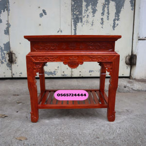 Đôn Chữ Nhật  Kê Rồng chữ nhật trang trí Phòng Khách Gỗ Hương 40x60 Cao 6070cm