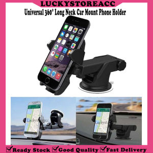 Universal 360° Car Long Neck Phone Holder Easy One Touch Mount Dashboard Windshield Desk with Silicon Sucker 手机支架