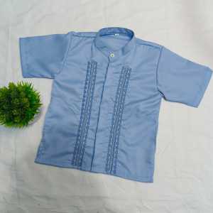 BAJU MUSLIM ANAK LAKI-LAKI KOKO BORDIR ANAK USIA 1-7 TAHUN BAJU KOKO ANAK ELMINA 100% KATUN TOYOBO IMPORT