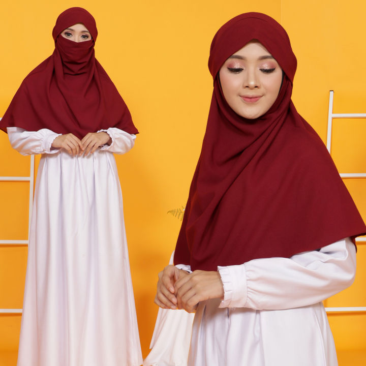 JILBAB CADAR INSTAN / JILBAB NIQAB / HIJAB MURAH / JILBAB TERBARU ...