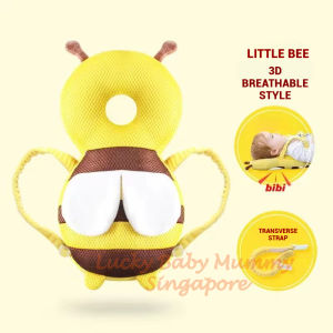 Baby Toddler Pillow / Baby Bee Head Protector Pillow / Breathable Anti-Fall Cushion for Toddlers Rainbow Culture