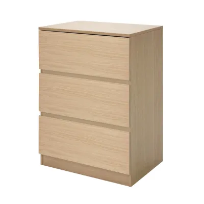 HomePro ตู้ลิ้นชัก 3 ลิ้นชัก PROGRET 59 ซม. สีโอ๊ค แบรนด์ FURDINI