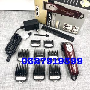 Tông đơ cắt tóc cao cấp WAHLL Magic Clip lưỡi kép - 8 cữ gá thép
