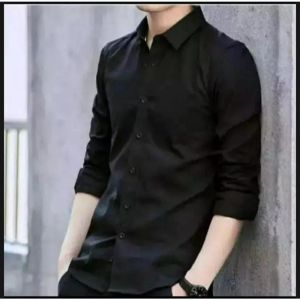 PROMO⚡Kemeja pria Kemeja Pria Lengan Panjang Kasual Polos