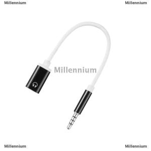 [COD] Millennium 3.5mm công cộng để Loại C nữ tai nghe đầu phẳng để đầu tròn Cáp chuyển đổi cho kết nối tương tự để chuyển đổi điện thoại di động