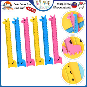 [Happy Kids] 15cm Giraffe Clear Scale Ruler Birthday Door Gifts For Kids Cute Ruler Stationery 直尺文具 Pembaris - ST29
