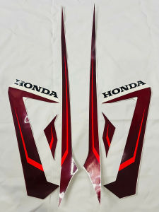 Bộ tem decal dán xe máy Honda AB Airblade Air blade đời 2020 2021 màu đỏ trắng dán xe trắng zin thái siêu đẹp