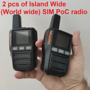Singapore ready stock 2 pcs of Island Wide (World Wide) SIM radio PoC radio Yanton T-X3 Android PoC 4G/3G Wi-Fi Lifetime License Free Long Range Distance Support Private Call Group Call 4G LTE POC Radios