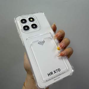 Air-bag Shockproof Casing For Honor 400 Smart 400Smart 5G Honor X7D X7 D 5G 4G Phone Case Clear Card Slot Bag Soft Protect Back Cover for Honor X7d 4G