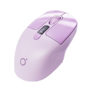 PLORAB Hiển thị màn hình Chuột không dây cho laptop 2.4G Có thể sạc lại Chuột Bluetooth không dây Chuột không dây quang học Di động Chuột công thái học Văn phòng
