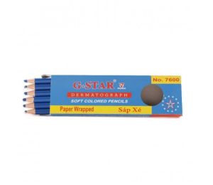 HỘP 12 CÂY SÁP XÉ / CHÌ XÉ GSTAR 7600 VIẾT TRÊN MỌI CHẤT LIỆU VẢI KIẾNG GỐM DA...