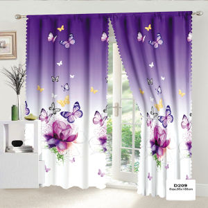 12pcs 85*185 Flower Curtains Makapal At Mahaba Curtains Sale Free Shipping Curtains For Room Aesthetic Kurtina Sale Free Shipping Curtain For Lababo