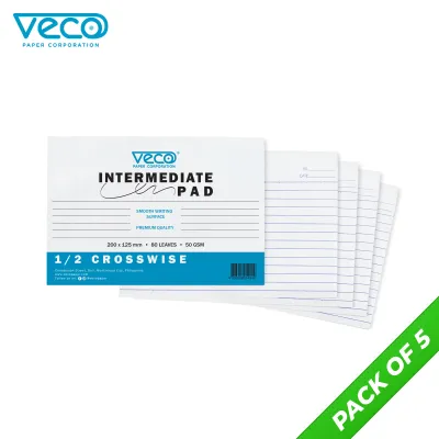 Veco Intermediate Pad 5pads/set (Available size:One whole1/2 crosswise1/2 lengthwise & 1/4)