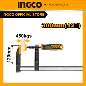 Kẹp gỗ chữ F INGCO HFC021203 120x800mm /HFC021202 120x500mm /HFC021201 120x300mm